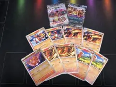 リザードンex SR等セット（リザードンex、リザード、ヒトカゲなど）