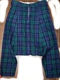 COMME des GARCONS RI-P017 チェック サルエルパンツ COMME des GARCONS RI-P017 チェック サルエルパンツ