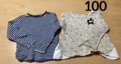 処分価格⭐︎100キムラタンカットソー2枚