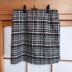 チェック柄ミニスカート