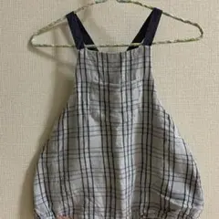 ZARA mini チェック柄サロペット