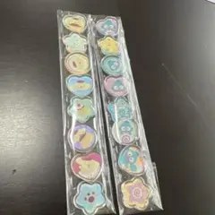 3 ポムポムプリン　ハンギョドン　おはじきふうシール　おすそ分け