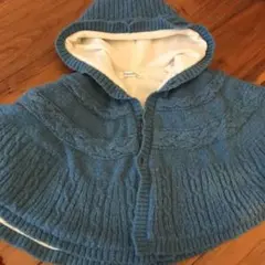 値下げ！ポンチョケープ　ファミリア　60〜90