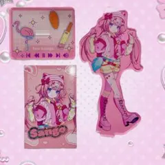 にじさんじ 周央サンゴ アクリルスタンド チェキ デコラモード セット