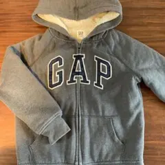 【美品】GAP 裏ボアジップアップパーカー 120