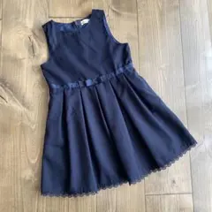 【branshes】ネイビー ワンピース 100cm