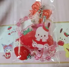 サンリオ　いちご新聞50周年　シークレットストラップ　ポチャッコ