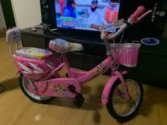 受取限定:可愛いプリンセス 子供自転車 14か16インチのサムネイル