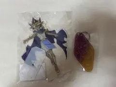 ◇ 遊戯王 コラボカフェ本舗 等身アクリルスタンド 闇遊戯 アテム 2点