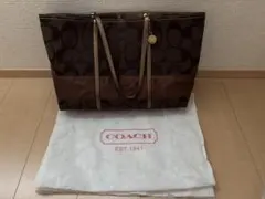 COACH トートバッグ ブラウンのサムネイル