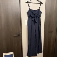 オールインワン　ネイビー　リボン