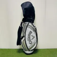 Callaway キャディバッグ ホワイト シルバー フードカバー他社メーカー