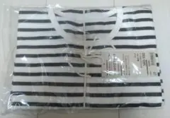 無印良品キッズ140〜150脇に縫い目のない天竺編みルームウェアセット　ボーダー