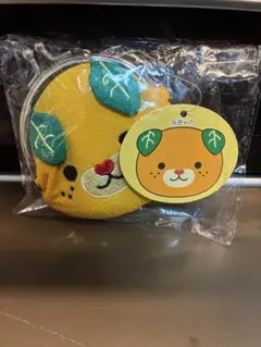 お値下げ！みきゃん ちりめん生地がま口財布