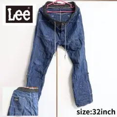 Lee リー　デニムパンツ イージーパンツ 32インチ　ジーパン　薄手　夏物　Lのサムネイル