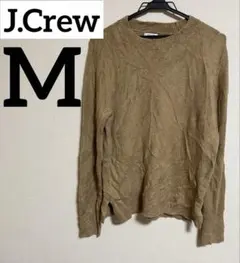 【J.Crew】 ベージュ ニットセーター M
