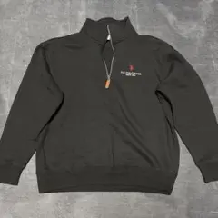 ラルフローレン U.S. POLO ASSN. ブラック ハーフジップ Mサイズ