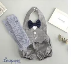 レアペペ　エプロン+ブルマ&ベビーレッグセット　パーティー誕生日　70-85