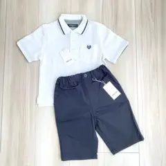 familiar ポロシャツ ハーフパンツ セット 100cm - メルカリ