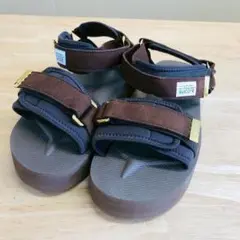 保管品 SUICOKE スイコック スポーツサンダル ブラウン 24cm
