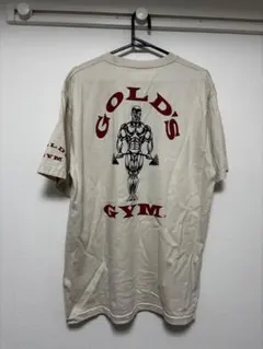 GOLD'S GYM バックプリントTシャツ ベージュ XLのサムネイル