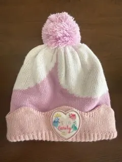 ディズニー キッズ ニット帽 ポンポン付き 52cm