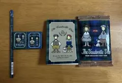 希少・当時物 산리오 ザ・ボードビルデュオ 文房具＆ティッシュ ハンカチ