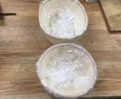 JHBS シンペル型 楕円、丸 籐製品のカザマ 2個