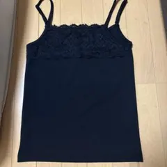 【美品】salire レースキャミソール ブラックのサムネイル