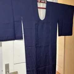 雨コート　紺色　丈126センチ