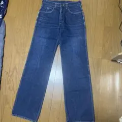 ダークブルーワイドレッグデニム　カルバンクラインのサムネイル