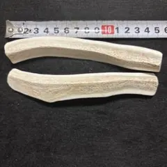 小型犬用３５、生角使用ドッグガム‼️蝦夷鹿の角四つ割り２本セット、カミカミおもちゃのサムネイル