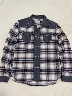 【美品】Nicole Club for Men チェック柄長袖シャツ