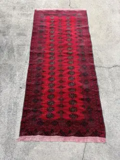 爆安セール　特大　アフガンラグ　war 手織り 208cm X 112cm 2025年最新】アフガン絨毯の人気アイテム - メルカリ