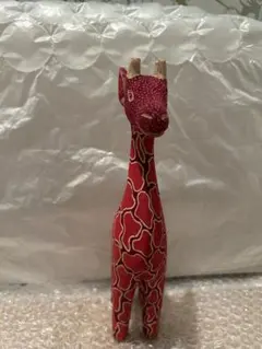 キリンの置き物