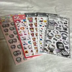 キティ　シール　まとめ売り　平成はっぴーフォン　ぴたぷくステッカー　正規品