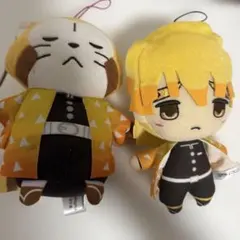 鬼滅の刃　ちびぬい　ラスカルコラボ　我妻善逸