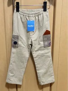 新品familiar 100cmロングパンツ秋冬女の子