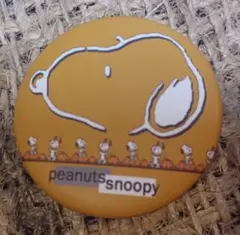 スヌーピー ピンバッジ オレンジ