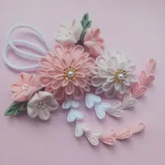 つまみ細工　髪飾り　成人式　振袖　袴　浴衣　七五三　卒業式