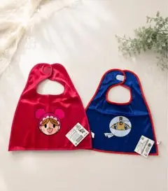 アンパンマンミュージアムなかよしマントあかちゃんまん.ロールパンナちゃんタグ付き