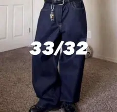 GAP ギャップ スーパーバギーデニム W33 L32新品 ダークリンス