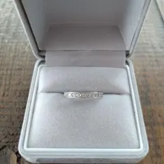 ESTELLE エステールPt 0.54ct ハーフエタニティ リング 13号