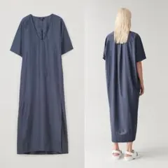 美品‼️SUSURI ススリ コクスンドレス prussian blue ネイビー - メルカリ