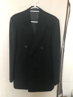 ブラック フォーマル ダブルスーツ ジャケット