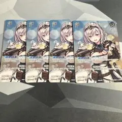 白銀ノエル　プロモ　４枚　ホロカ　ホロライブ カードゲーム