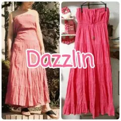 dazzlin　ベアトップ　マキシ丈　プリンセスライン　ワンピース