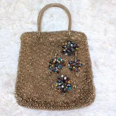 ✨レア✨【アンテプリマ】Poil de carotteワイヤーバッグ　ゴールド