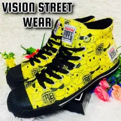 28cm✨VISION STREET WEAR✨スニーカー✨ニコちゃん✨イエローのサムネイル