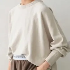 美品✨Spick&Span コットン ニット ドルマン ベージュ 2024